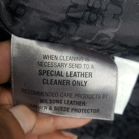 Wilsons Leather Jacket Full zip Pelle Studio Women's Black Full Zip Pockets M - Picture 12 of 16